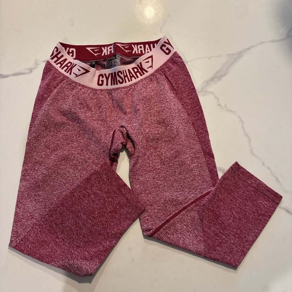 Gymshark pink capri flex leggings